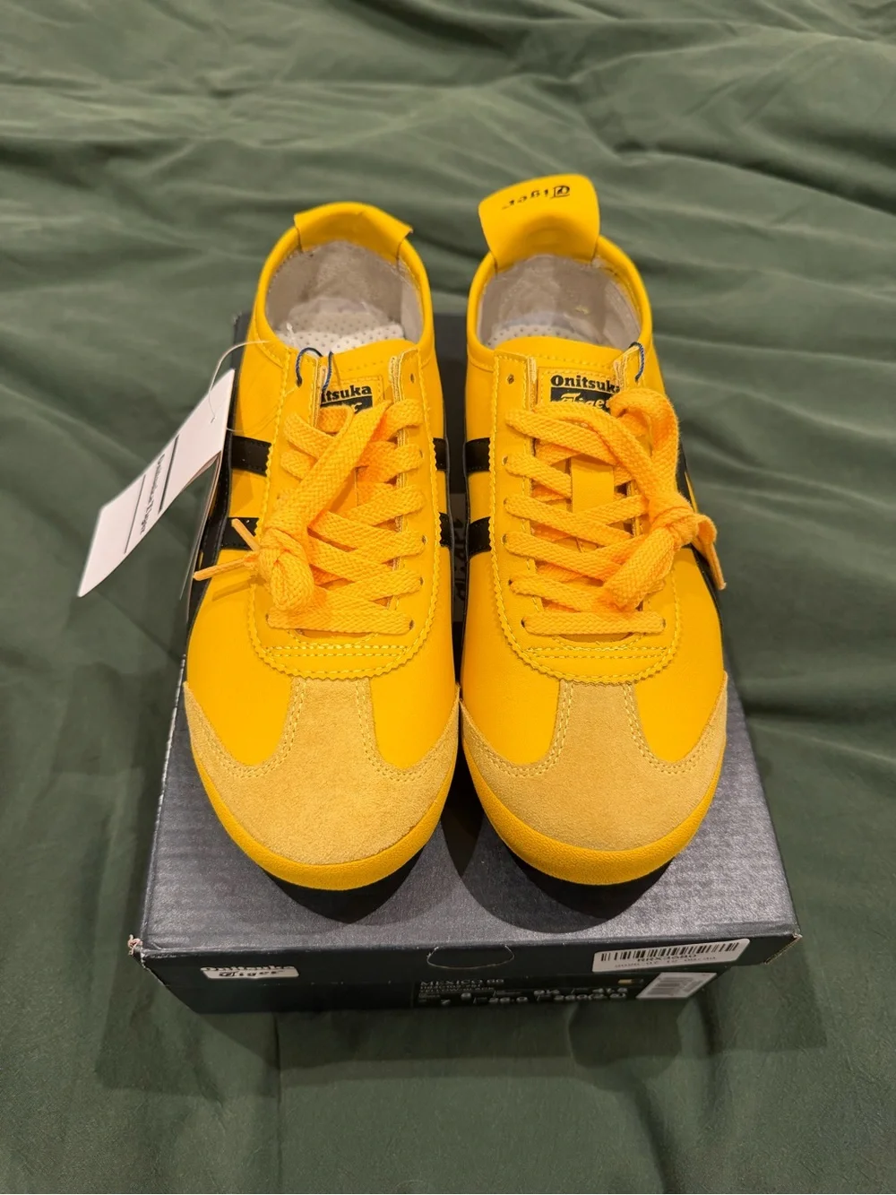 Onitsuka Tiger by Asics Men’s/Womens Mexico 66 Sneakers in Yellow and Black
